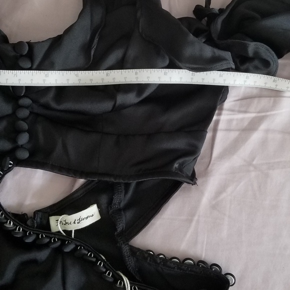 🚫SOLD🚫NWT FL&L ASYMMETRICAL RUFFLE MINI DRESS - Picture 6 of 8